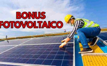 Bonus fotovoltaico 