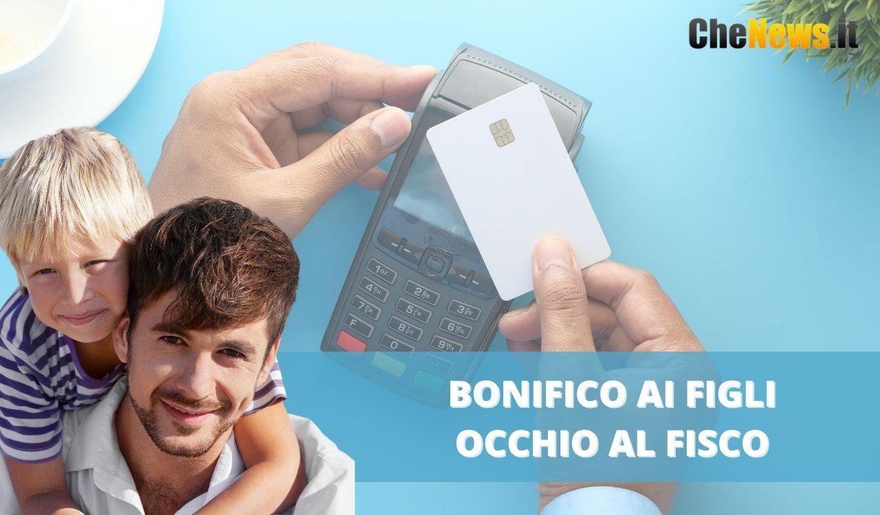 bonifico ai figli