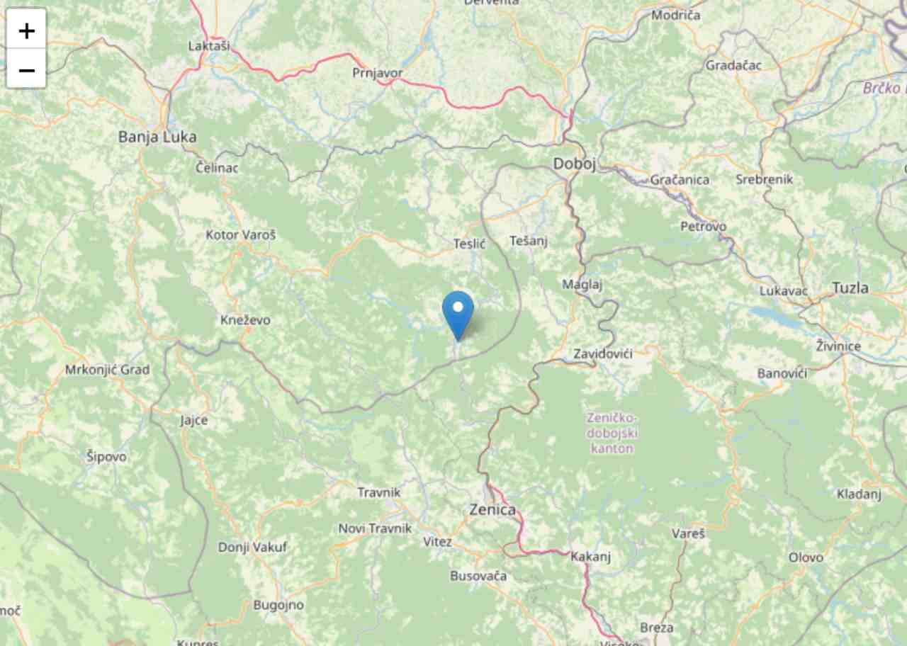 terremoto bosnia erzegovina