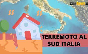 Terremoto in Italia, trema il Sud: epicentro e magnitudo