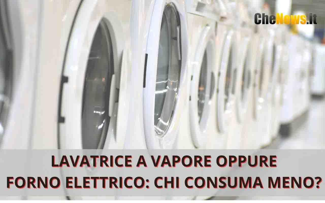 Lavatrice a vapore forno elettrico