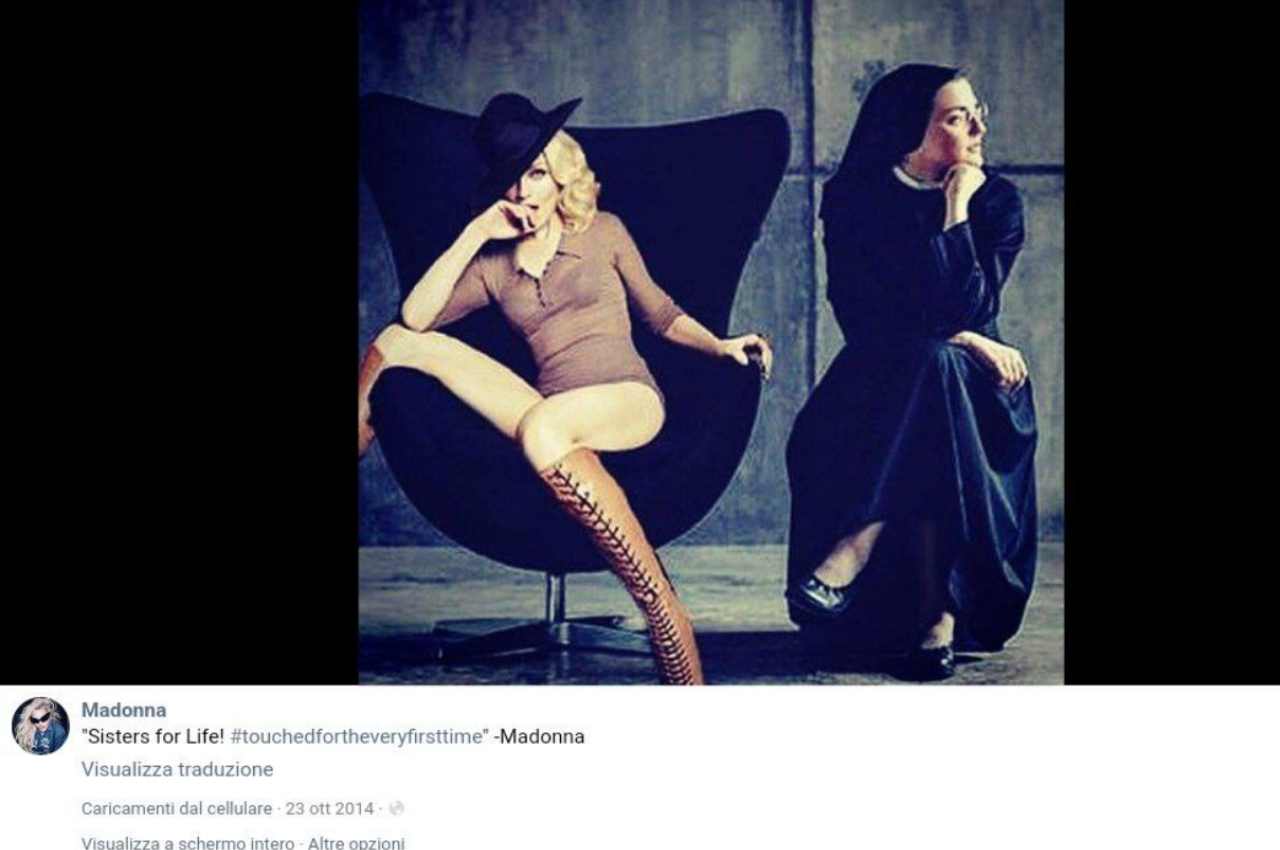 Madonna e Suor Cristina