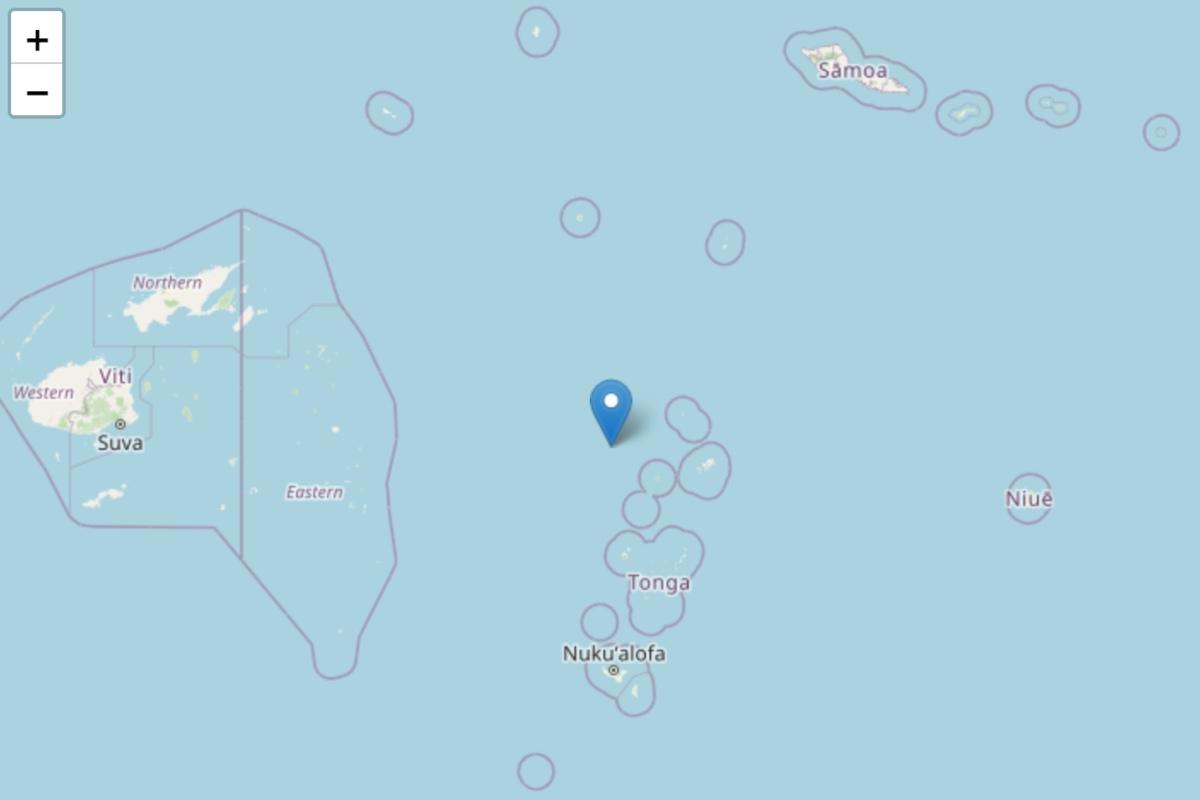 Terremoto Isole Tonga