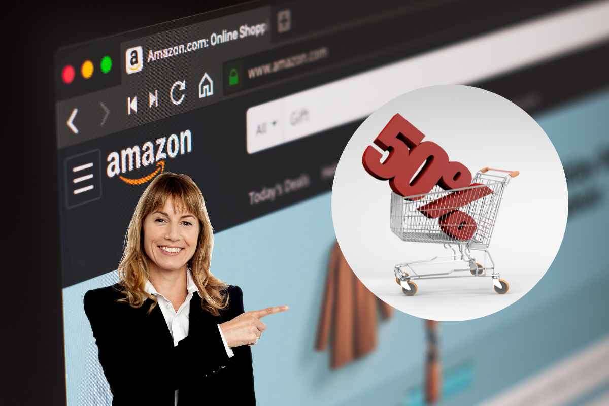 Amazon sconto 50% con un click
