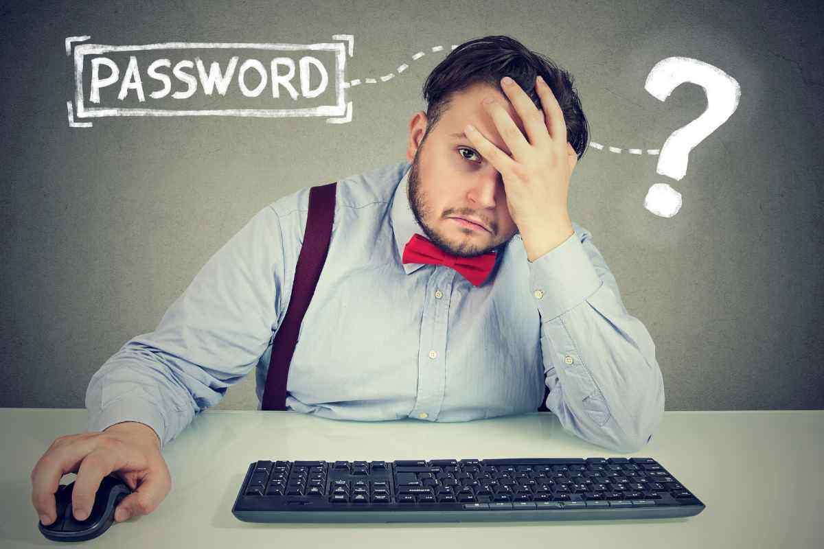 Dimenticare le password trucco