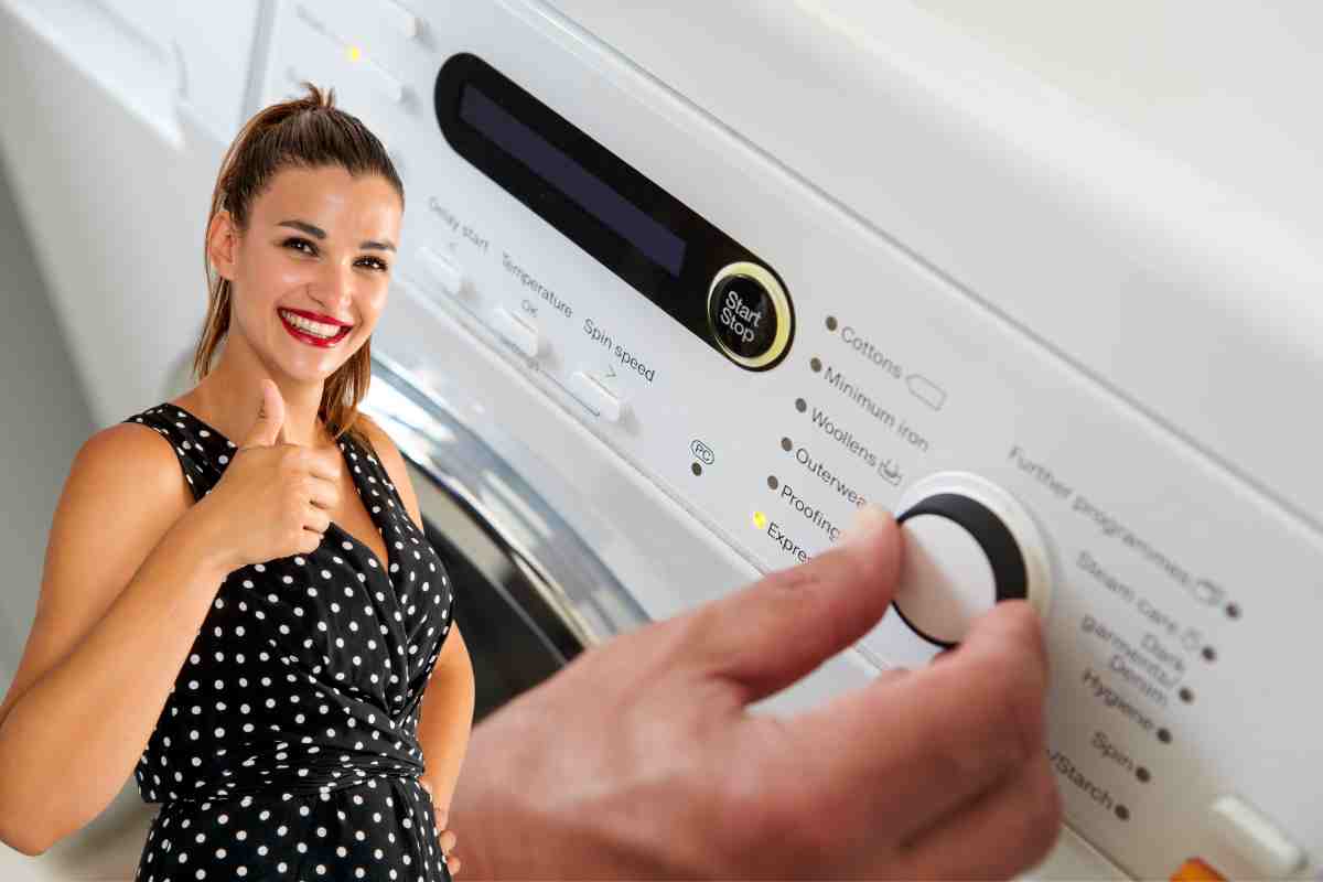 Pulsante segreto lavatrice: come risparmiare
