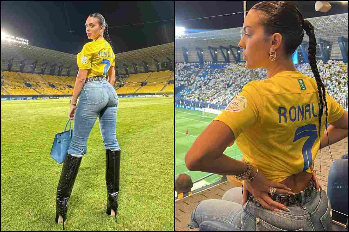 Georgina Rodriguez troppo sexy stadio